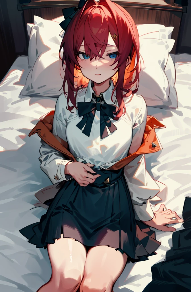 Arima Kana、1 person、uniform、Red Hair、Shortcutini skirt、Cute face、Beautiful nipples、I'm sticking my butt out、Sex、Insert