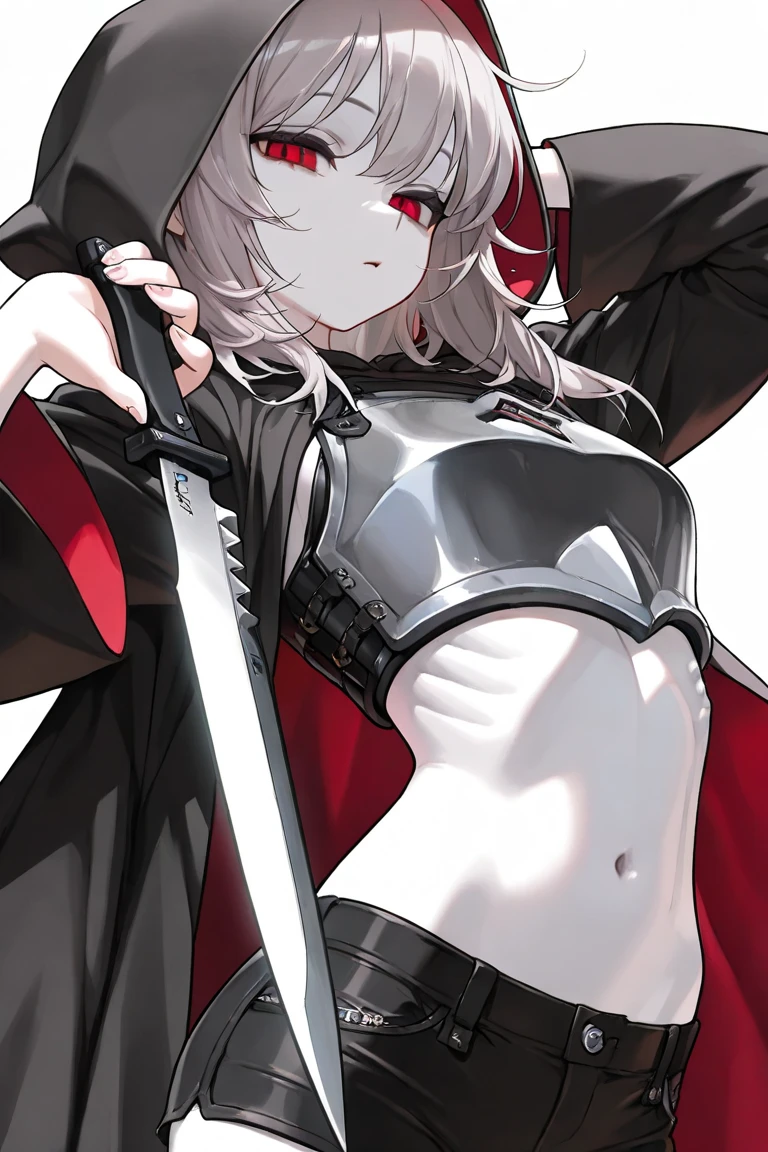  ((best quality)), ((masterpiece)), (detailed), NSFW, small breasts, prominent collarbones, skinny arms, flat stomach, visible hip bones, long hair, red hair, white hair, blonde hair, dark hair, ponytail, thick ponytail, blush、((from adove))