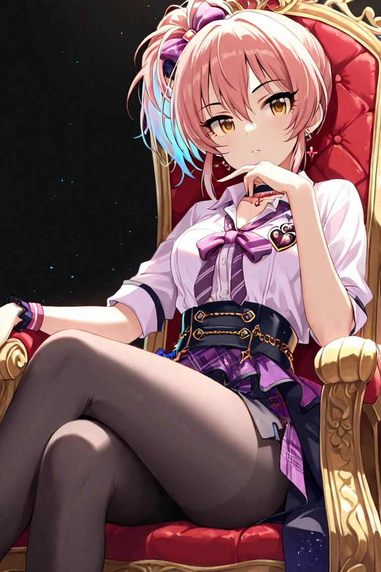 (highest quality, ),cute Kindergartener,small breasts, Valentine's Day special cover,Jacket photo,the girl who captures my heart,ハート型のChocoがテーマの背景, ハート型のChocoを持つ女の子,Clothes with heart pattern, 18+, NSFW,Chocoまみれの女の子, 16 years old, wonderful, cute, smile, audience, article, shape, advertisement, magazine title, Lily \(Choco\),バレンタインデーのCMのadvertisement, Are standing, cowboy shot, looking at the viewer, green eyes, smile, V arm,