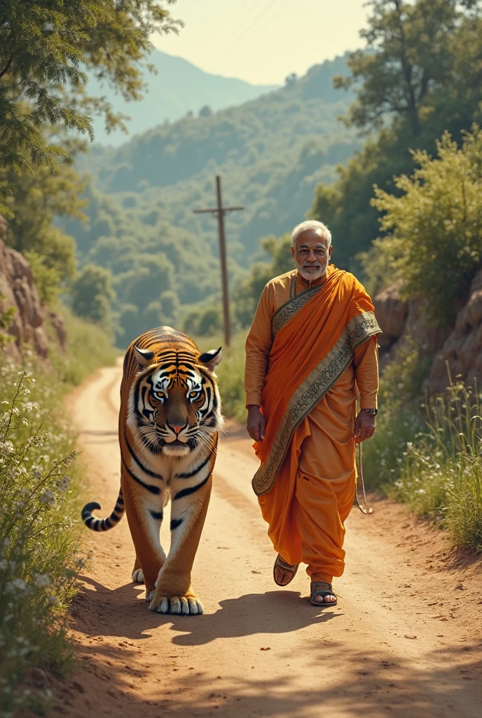 Sh narender modi in tiger image generator