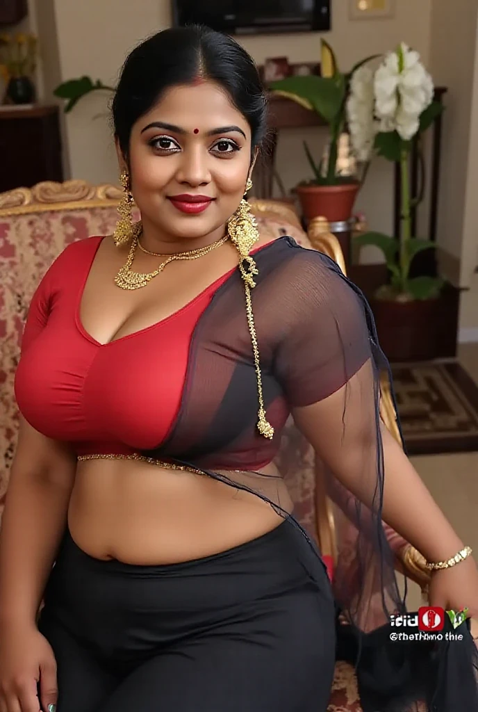 Indian woman masterpiece, best quality, ultra-detailed, (warm hue, warm tone: 1.2), wearing saree blouse
, 20 years old, (chubby cheeks:1.1), (curvy body:1.2), (bindi), An Indian beauty, charismatic, light Indian- skin, view the viewer, naughty smile, Indian village,fat Chubby front down big Cleavage Village light, side lighting, ultra high resolution, best shadow, RAW, seductive look, 4k