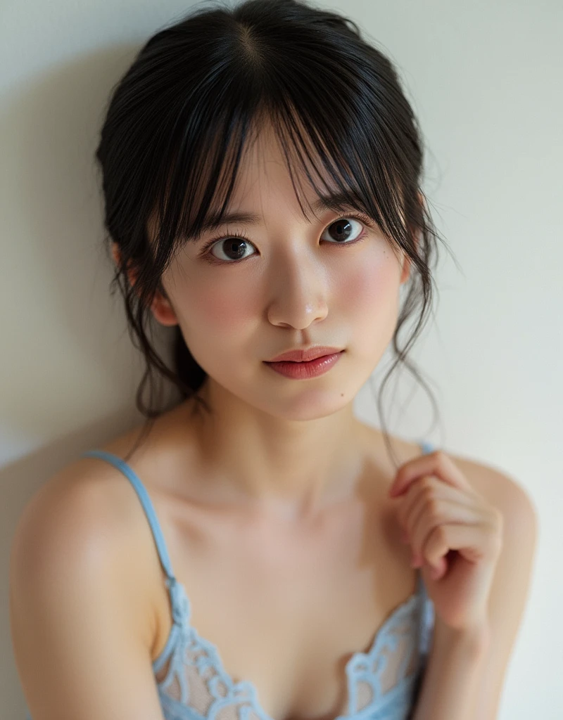 "(highest quality,8K,High resolution,masterpiece:1.2),Super detailed,(realistic,photorealistic,photo-realistic:1.37),soft focus,18-year-old,beautiful and detailed face,Detail view,renaissance art,delicate artwork,kitchen,kitchen apron,age girl,seductive lingerie,Gentle milk dripping onto my chest, Bright colors,studio lighting"