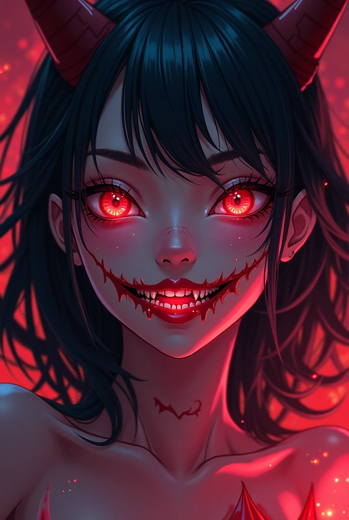 masterpiece, Highest quality, High resolution,(Highest quality,4K,High resolution,masterpiece:1.2),Very detailed,Realistic:1.37,masterpiece, Highest quality, Exquisitely crafted, woman, beautiful, elegant, smile, Blood, iridescent Long Hair, bangs, skirt, shirt, Long sleeve, Frills, shoes, (Red and Black:1.4), flower, spooky, Horror, 頭蓋Bones, Long Hair, Black Hair, Candles, Blood, hair flower, Dead, hair ornaments, Bone, doll, 頭蓋Bone, skeleton, Horror (theme),spooky altar background,Dark fantasy,Red color scheme,Ominous atmosphere,eyeを引く,Storytelling,anatomy,Anime Style,Concept Art,beautiful細部までこだわった顔と (((赤いeye ))),A terrifying ritual ,Satanic Ritual,Premature death,Misconduct,クレイジーなsmile,Scythe Face,Girl Monster, beautiful, Delicate facial features, 鋭いeye, Sharp Fangs, 青White skin, blonde,robot,Cursed Painting, Dark Background, Cinema Lighting, Dramatic Shadows, Gothic style, Gloomy atmosphere, Dark fantasy, One Girl, , Please open your mouth wide, Open your mouth and baring your teeth,Sharp teeth like a beast, Wide lips, very wide mouth, Vermilion cheeks, ,(Bloodしぶき:1.4),Scary smile, smile,Fallen angel design, ねじれたsmile、Bloodまみれの、頭からの出Blood,、Bloodしぶき、,(Bloodしぶき:1.4),Crossbones, 頭蓋Bone,Horror 一人の男の子, Cream colored hair, Gray Hair, Pearly hair, nice boy, Bunny ears, Loose-fitting clothing, Larger clothes, dark red eye, eyeの下のたるみ, dark circles under eye, やみcute, Fluffy hair, Voluminous Hair, skinny, slim, very skinny, Androgynous, cute, spooky, short hair, Horror, Faded colors, White skin, spooky, Unnaturally thin, I'm hungry, eye, eye in background, sharp eye, Long eyelashes, Under the eyelashes, Loose shorts, レースshirt, Frillsshirt, Tie the ribbon'head, Detailed clothing, A loose cardigan, Open cardigan, 滴るBlood, that'terrible, nightmare, Haunted, stitch, patchwork, string, Injury, hell, Injury on arms, self-harm, cut, Black Fingers, factory, Abandoned, A dismembered ghost,Many heads,Many heads,Lots of faces,Multiple faces,Multiple Girls,Frolicking Girl,複数のwoman,tea ,クレイジーなsmile,look up,Face shot,Scythe Face,Girl Monster, slave,beautiful, Detailed portrait, Delicate facial features, 鋭いeye, Sharp Fangs, 青White skin, Thick chain, Dark Background, Cinema Lighting, Dramatic Shadows, Gothic style, Gloomy atmosphere, Dark fantasy, One Girl, , Please open your mouth wide, Open your mouth and baring your teeth,Sharp teeth like a beast, Wide lips, very wide mouth, Vermilion cheeks, ,(Bloodしぶき:1.6),Scary face, Laughter Witch design, ねじれたsmile、Bloodまみれの、頭からの出Blood,,、Bloodしぶき、,(Bloodしぶき:1.6),Crossbones, 頭蓋Bone, , Horrorスタイル, ((Fantasy Witch Costume)), ((Flowing white hair)), ,(Bloodしぶき:1.6),womanの曲線, Large Breasts, Thick thighs, Sexy flat stomach, Perfect hands, Perfect anime face, ((dark lolita dress)), Are standing, ((邪悪なsmile)), ,(Bloodしぶき:1.6),Victorian cities, gaslight, Steam circulates, Moonlight Illumination, night lighting, A sky filled with stars and galaxies,disaster々new devil horns,,(Bloodしぶき:1.6),アニメゾンビWitch design, ねじれたsmile、Bloodまみれの、頭からの出Blood,,、Bloodしぶき、,(Bloodしぶき:1.6),Crossbones, 頭蓋Bone,,Photo Background,Wide Shot,Scythe Face,Girl Monster, slave,beautiful, Detailed portrait, Delicate facial features, 鋭いeye, Sharp Fangs, 青White skin, Thick chain, Dark Background, Cinema Lighting, Dramatic Shadows, Gothic style, Gloomy atmosphere, Dark fantasy, One Girl, , Please open your mouth wide, Open your mouth and baring your teeth,Sharp teeth like a beast, Wide lips, very wide mouth, Vermilion cheeks, ,(Bloodしぶき:1.6),Scary face, Laughter Witch design, ねじれたsmile、Bloodまみれの、頭からの出Blood,,、Bloodしぶき、,(Bloodしぶき:1.6),Crossbones, 頭蓋Bone, , Horrorスタイル,