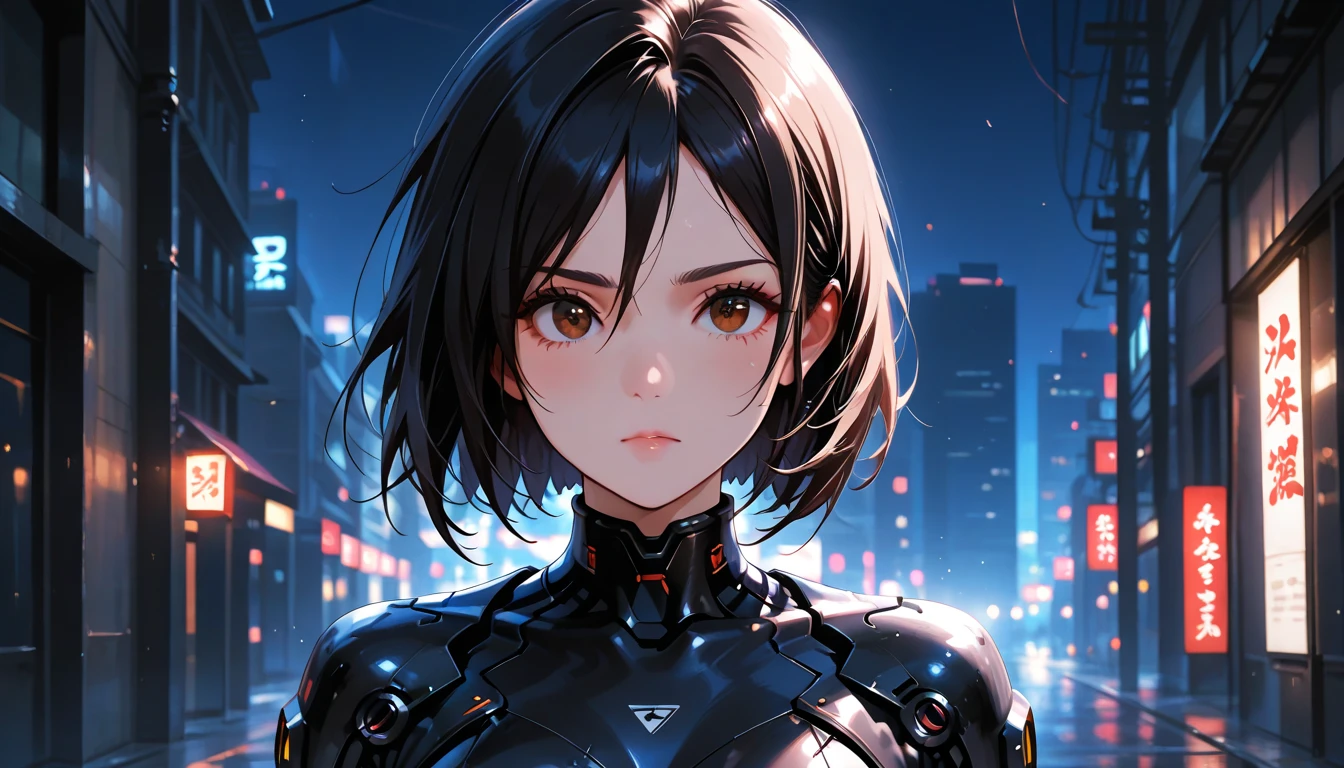 high quality,photo-realistic,mechanical,girl,girlfriend,metallic,shiny,detailed,expressive eyes and lips,beautiful detailed face,powerful postures,industrial setting,dynamic poses,interaction,blurred background,studio lighting,sci-fi style,vivid colors,utopian atmosphere