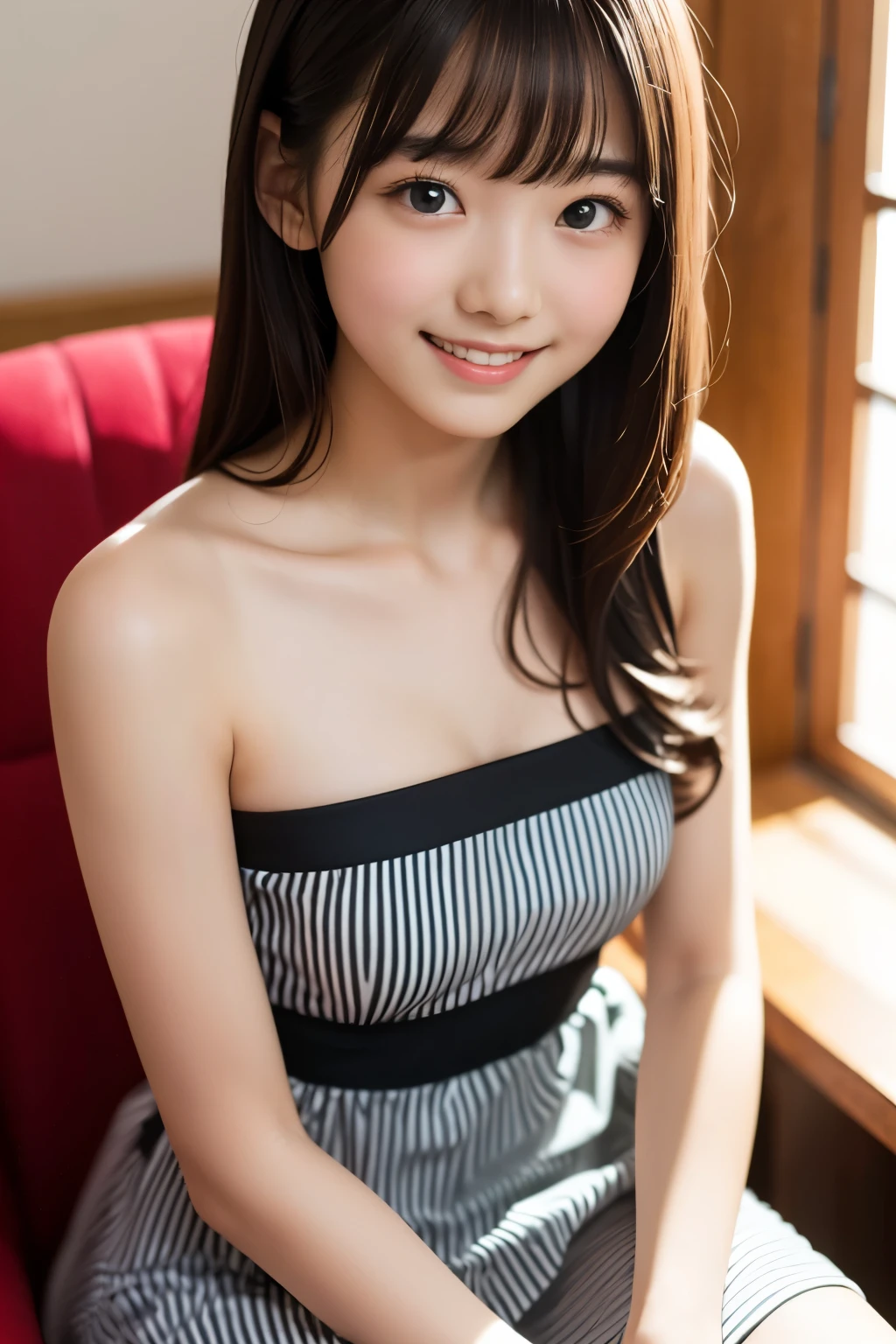 Beautuful Women,Airu Ikumi,Beautiful breasts,a smile,Best Quality