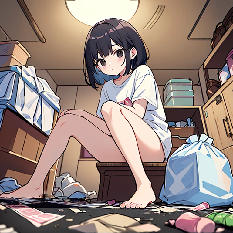 nudist girl squatting、Lots of playful and friendly elementary school boys、surround each other's faces、Laughter and joy、longshot、Group Selfies、In the tent、Intense shame、tugging underwear、Leaning forward、nsfw