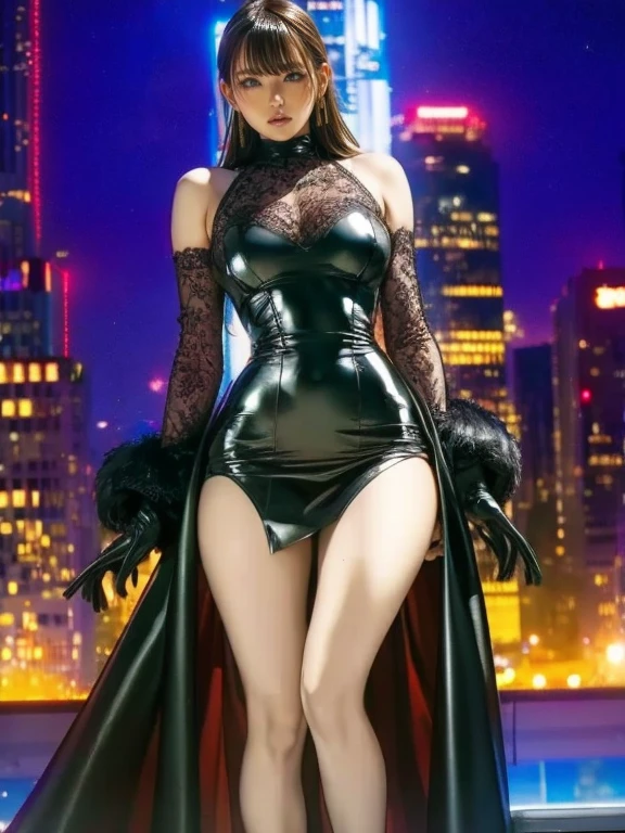 tmasterpiece,ultra fine photos,,best qualtiy,超高分辨率,Photoreality,rays of sunshine,full-body portraits,stunningly beautiful,,dynamicposes,delicated face,Vibrant eyes,She wears a gel coat,black pantyhoses,12cm black red soled heel,Black silk long gloves,huge tit,standing,very highly detailed background,detailed face with,Detailed and complex busy background,Neatness,opulent,milkyW,Highly detailed skin,Realistic details of skin,Visible Pore,tack sharp focus,volume fog,8K UHD,digital SLR camera,high qulity,filmgrain,White skin of the,solo person