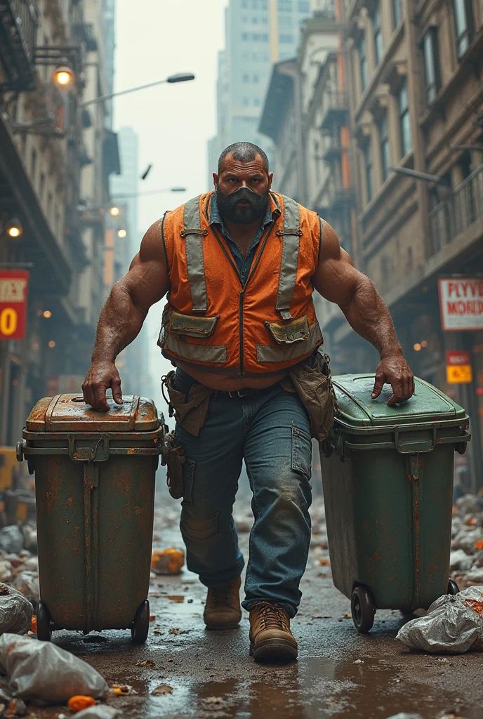 Make me a garbage man. - SeaArt AI