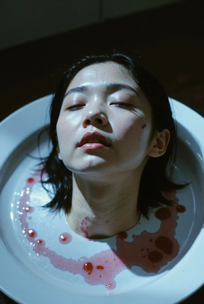 Soak in water，Highly decomposed female corpses