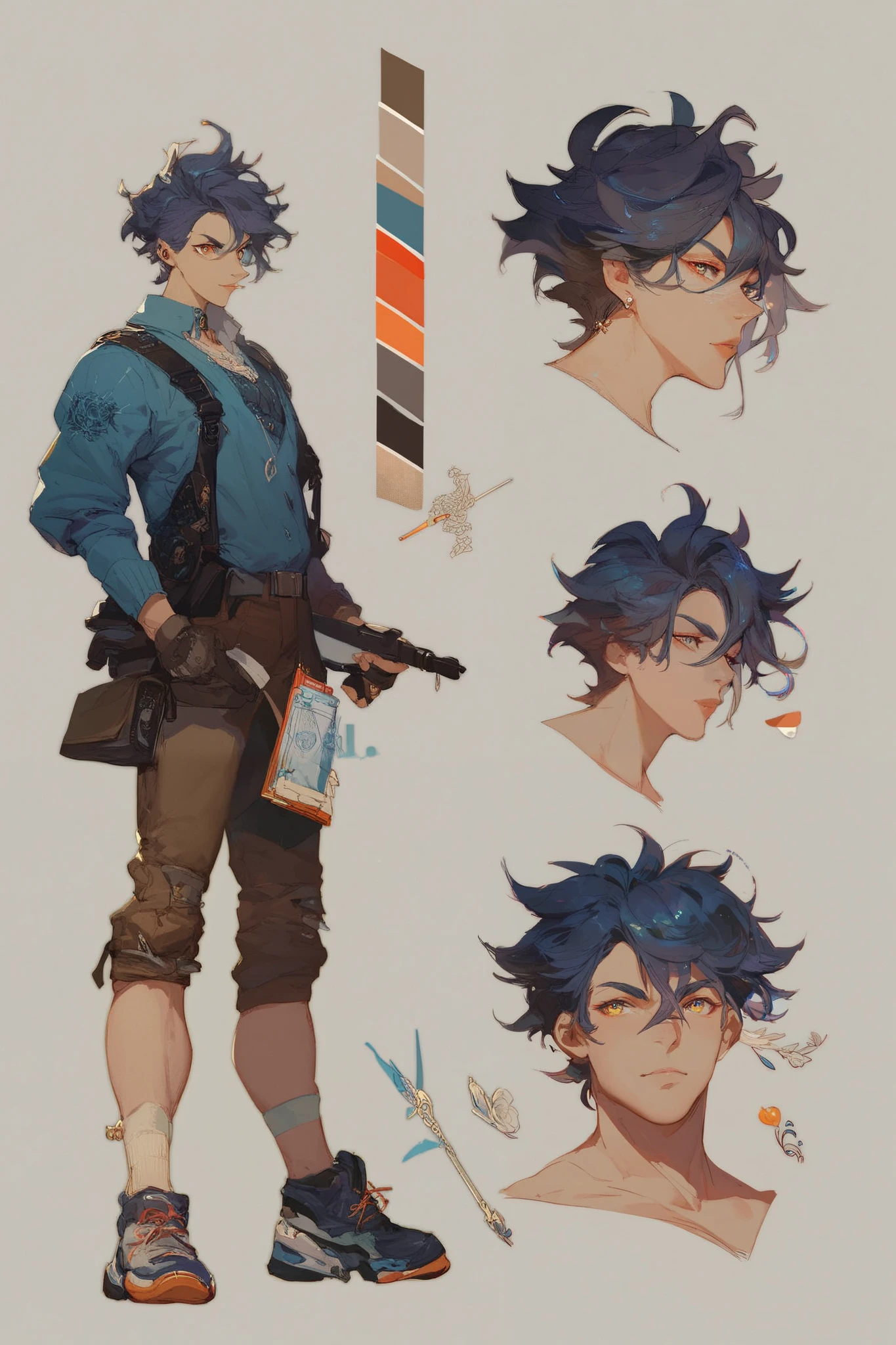 Yoru charecter concept sheet