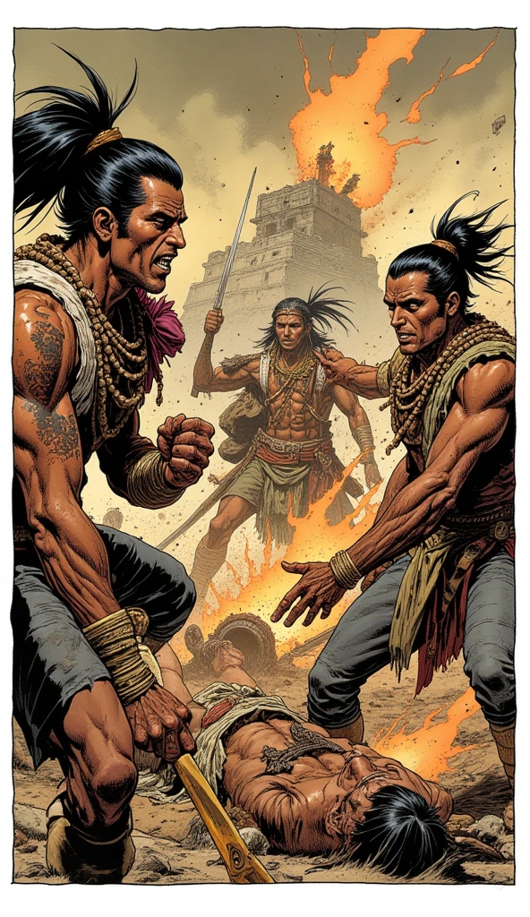 Aztec jaguar warriors