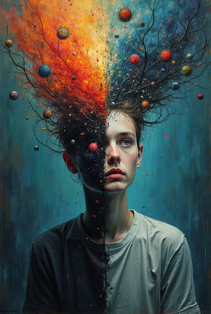 Create a Freud-inspired image