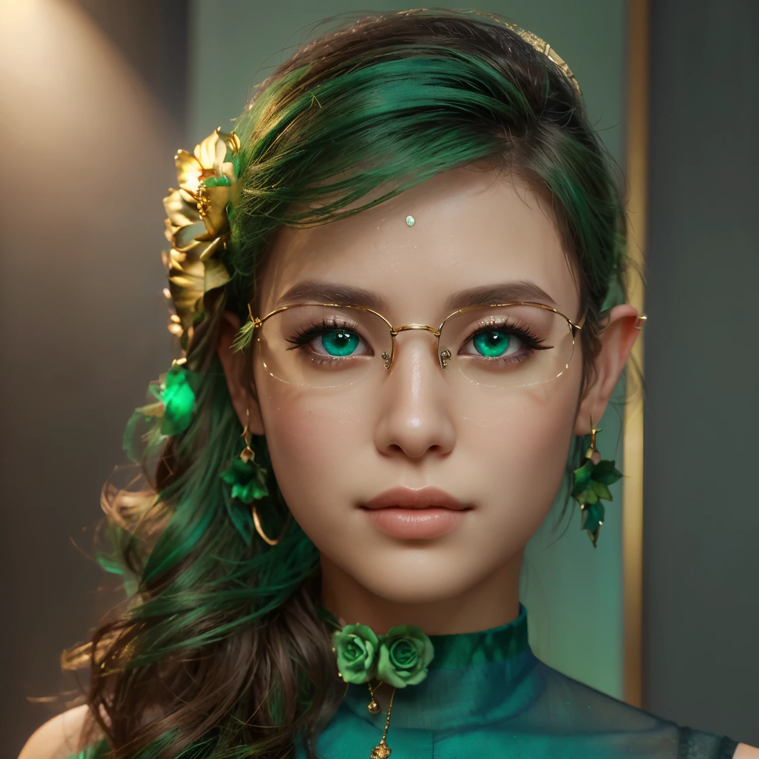 close up girl , Short, Red hair, green eyes, metal frame glasses, smile, High quality detailed graphics 1.5, Arabian princess, handsome prince of persia, Highly detailed digital art 1.5, Detailed Digital Art 1.5, detailed digital anime art, Arabian beauty, detailed drawing of an anime character, work in Guweiz style, Portrait of a female magician, anime style. (masterpiece, top quality, Best quality, official art, beautiful and aesthetically pleasing:1.2), extremely detailed,(fractal art:1.2),colorful,The most detailed, (dynamic pose), (Many colors:1.4). ((split. skin texture, Shiny skin. elegance. photorealism. unreal engine. 3D model. Ultra high quality textures. high detail. permission 8k))