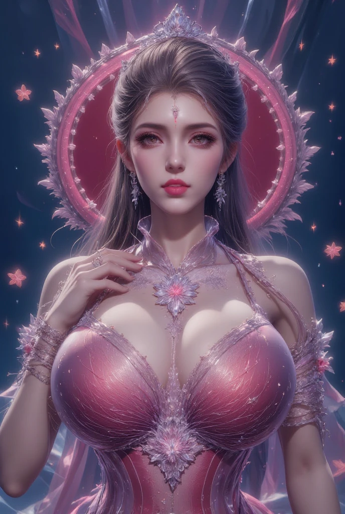 masterpiece, best quality, extremely detailed CG unity 8k wallpaper, ,, ,(Upper Body head close-up shot of a beautiful Cthulhu devil girl), Wendy, braid fair,((Mckenna Grace)), Freckles,((Human genitalia,, gold,,no panties)),(((Pink Loving heart-shaped pupil))), ((covered in blood )),(many Magic Eyes on body),(((gigantic breasts,transparent Areola, ))),((blood Imprint,Wound, bleeding)) ,(( bat wings)), (Cross-eyed, , Blush),wet (transparent see through) , ,(Plump),,((spread legs,,Fisheye perspective view,)),(Lean forward),,,( expressionless face,Be mentally controlled),,,, ,, (transparent Glittering micro bikini),ice,snow,(fire,electricity,on the bed),,pretty face, key art, award winning, intricate detail realism hdr, by (ruan jia and artgerm and range murata), Photorealism, Hyperrealism, ultra realistic, dramatic light, intense shadows, gorgeous view,depth of field