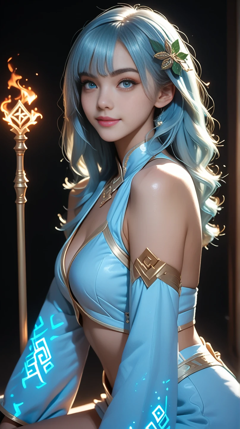 **Prompt:** Create an ultra-cute and enchanting depiction of Medusa, transformed into an irresistibly adorable moe character while retaining her iconic features. **Overall Appearance:** Medusa stands with a , delicate frame, exuding a blend of sweetness and charm. **Head:** Her face is youthful and cute, with large, sparkling eyes that convey innocence and mischief. Her hair is a mass of tiny, playful serpents, each with expressive, adorable faces. **Body:** Her upper body is slender and cute, with smooth, fair skin. Her lower body is a small, sleek serpent tail that coils cutely, maintaining her mythical aspect. **Attire:** She wears a frilly, pastel-colored dress adorned with small bows and ribbons, enhancing her moe appeal. **Pose and Action:** Medusa is depicted in a playful pose, her serpent hair forming heart shapes around her head. Her expression is cheerful and inviting, with a slight blush on her cheeks. **Special Features:** - **Sparkling Eyes:** Her eyes are large and glittering, with a hint of her ancient power, now softened into a gentle glow. - **Adorable Serpent Hair:** The tiny serpents in her hair are cute and friendly, adding to her overall charm. - **Sweet Smile:** Her smile is warm and welcoming, radiating cuteness and innocence. - **Playful Aura:** She is surrounded by a soft, glowing aura, emphasizing her transformation into a moe character while retaining her legendary status.
