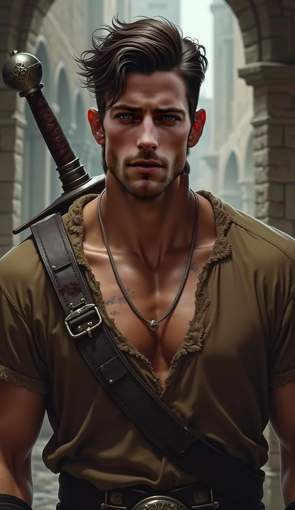 Realistic fack handsome boy