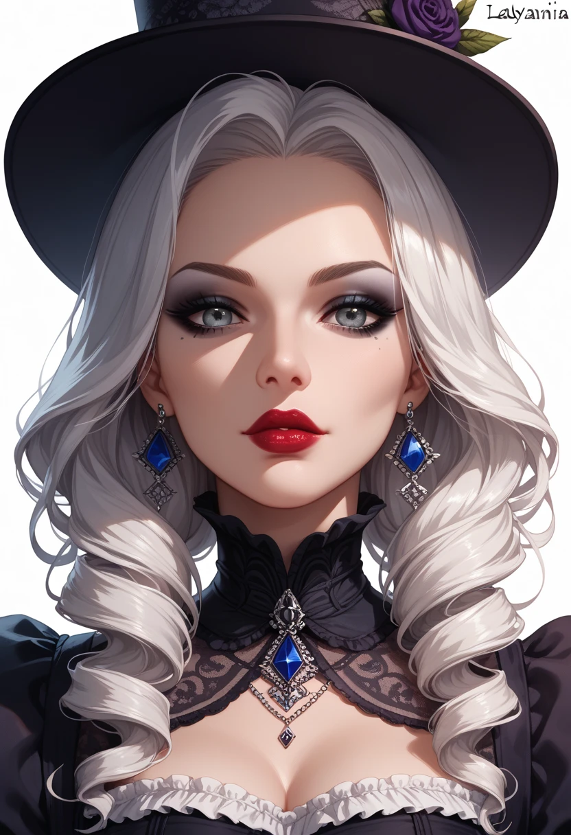 (best quality,4k,8k,highres,masterpiece:1.2),ultra-detailed,(realistic,photorealistic,photo-realistic:1.37),black long dress,big hat,witch clothes,beautiful detailed eyes,beautiful detailed lips,extremely detailed eyes and face,longeyelashes,friendly smile,slim body,standing,shy expression,soft lighting,traditional oil painting style,vivid colors,soft pastel color palette