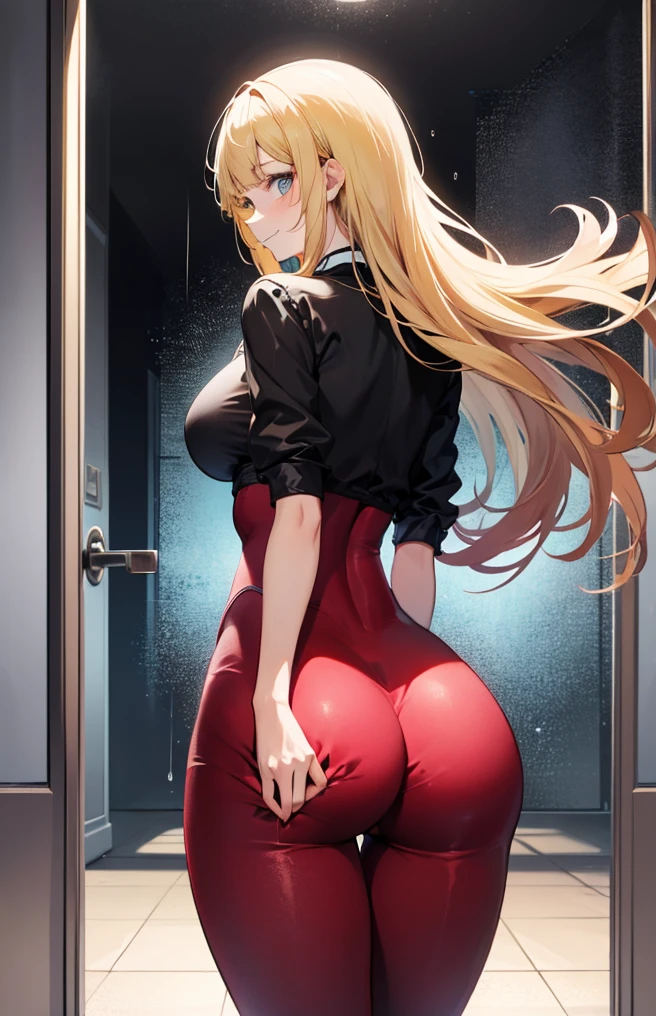 Woman saluting,Blonde,Long hair is thick,very red lips,Big Ass,Narrow waist,Long legs,Green Eyes Standing 8k(( A sloppy smile,The face we&#39;re looking for, Winking)), ,8k(( Anime Style, The facial expression is good, Anime Style緑色の眼, The facial expression is good:1.５)), Standing at the station, Morning, Beauty, soldier, uniform,spring,cherry blossoms,Looking at the camera, holding hands firmly