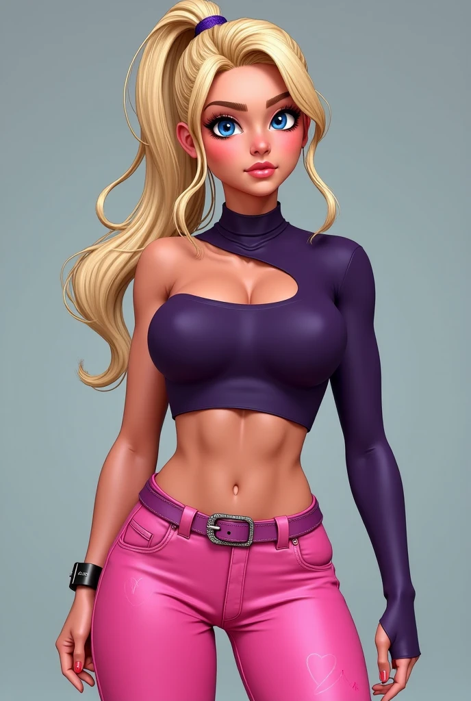 Young Pamella Anderson 90's, tight t-shirt, rocker jacket, blonde, beautiful body