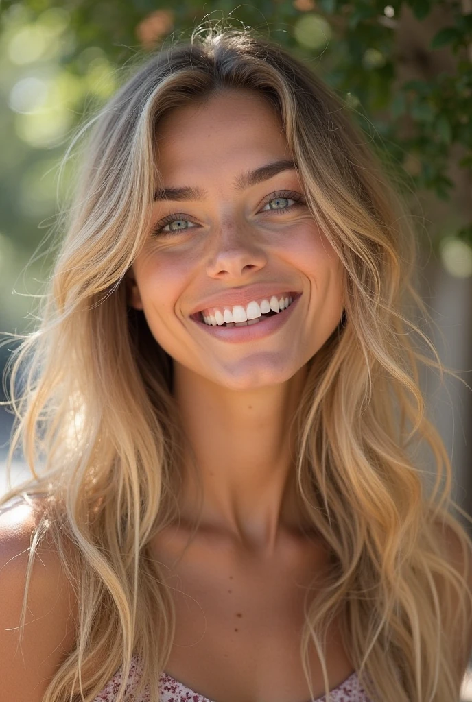 1 fille, Résolution Haute, Cheveux Longs, Sourire, Cheveux Blonds, Qualité Meilleure, Gros seins et nue