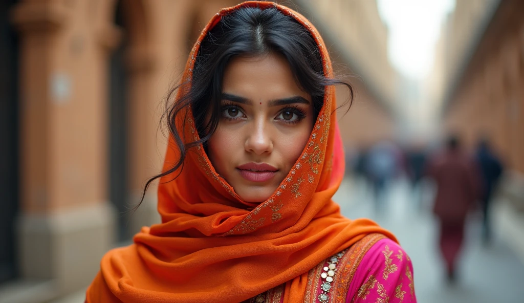 best quality (raw:1.1) photo of (Son4mB4jw4001:0.99), a woman as a model, modelshoot style, (extremely detailed CG unity 8k wallpaper), Intricate, High Detail, Sharp focus, dramatic, photorealistic painting art by midjourney and greg rutkowski, (at dawn:1.2), (shimmering lights), (sun light:1.2), (makeup:1.1), ((holi festival:1.2)), ((turtleneck:1.2)), (looking at viewer:1.3), (detailed pupils:1.3), (modest outfit:1.2), (closeup), <lora:LowRa_2:0.3>, RAW candid cinema, 16mm, color graded portra 400 film, remarkable color, ultra realistic, textured skin, remarkable detailed pupils, realistic dull skin noise, visible skin detail, skin fuzz, dry skin, shot with cinematic camera, <lora:add_detail:1>