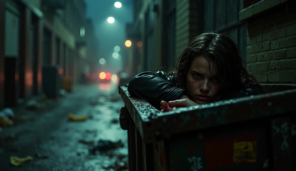 Abandoned subway infested with zombies, dark photo, dark lighting, gloomy atmosphere
