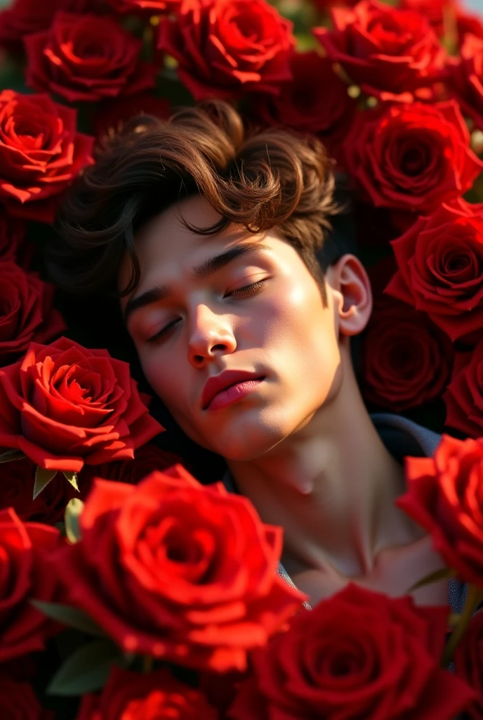 Red Rose in one man