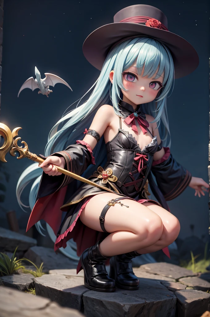  ((best quality)), ((masterpiece)), (detailed), very skinny, prominent collarbones, skinny arms, flat stomach, visible hip bones, red and white clothing, Bloodborne inspired, occult aesthetic, occult, detailed and intricate steampunk and detailed gothic, NSFW, Very dramatic and cinematic lighting, cosmic horror, grim-dark, side-lighting, perfect face, NSFW, Fluttering lace flared long knee length dress with frilly petticoats, knee length dress, pleated petticoats, lolita dress, petticoats gothic lolita, complex lace boots, side-lighting, gothic lolita aesthetic, wielding a mighty sword with mechanical components, carbine, NSFW, beautiful small breasts, small breasts, full body, whole body, body, NSFW, full body, whole body, head-to-toe NSFW 