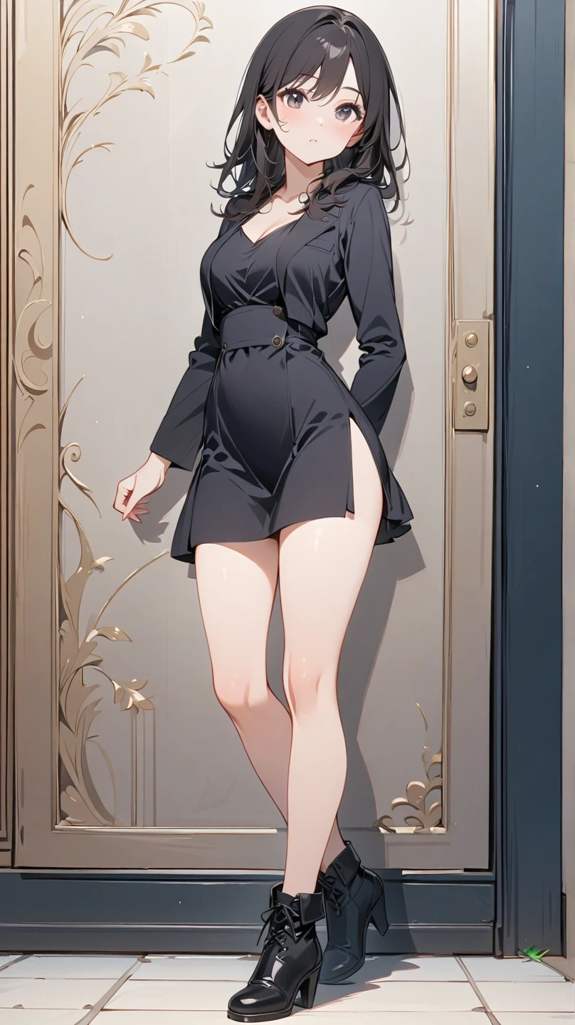 Wearing an elegant evening gown in front of a luxurious banquet hall、Beautiful girl posing for a photo shoot。She exudes confidence and grace.、The bright lights and elegant décor accentuate her beauty and sophistication.。(((nsfw)))(((naked)))((Transparent see-through clothing))(((5 years old)))infant