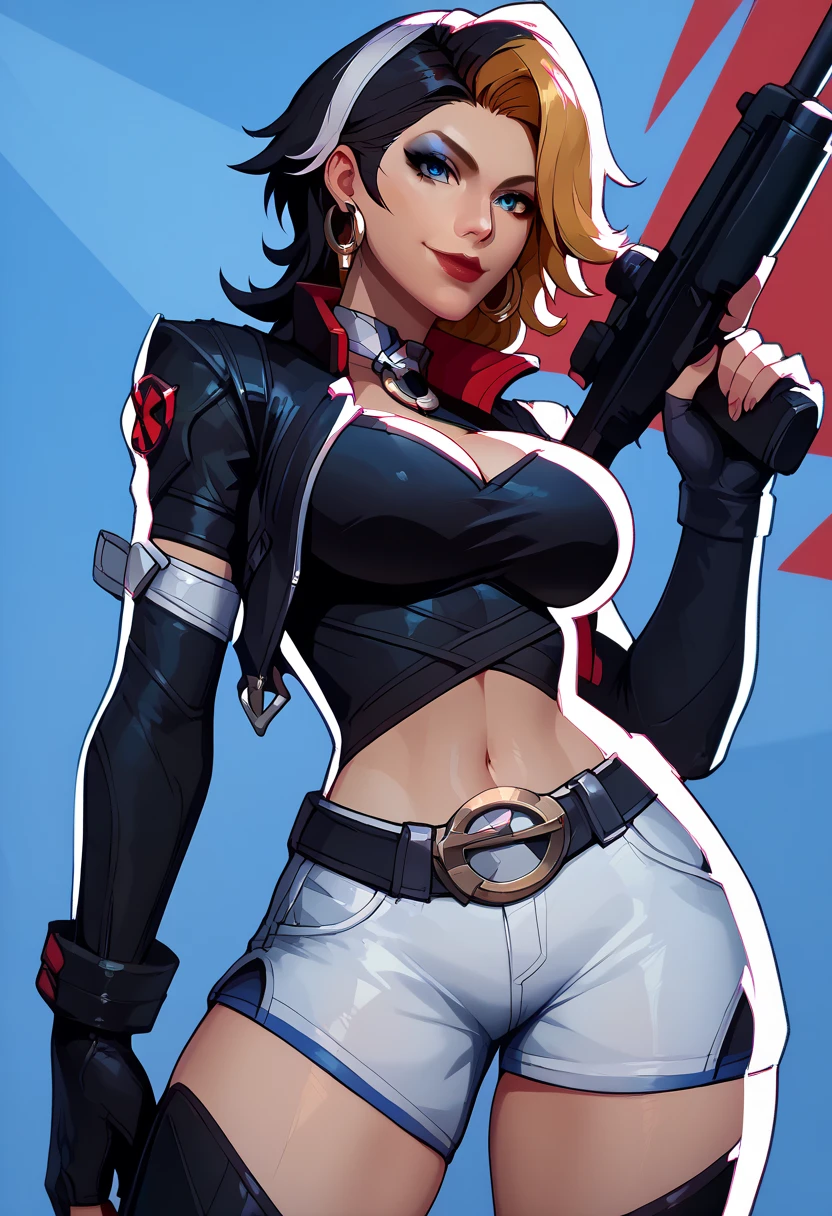 Character GTA 5 jeday u style woman warrior armed with a 38 revolver atompunk western style Fallout 4 Jennifer Connelly le with marks of war Cartoon image of a woman .Ilustra??o estilo desenho animado, estilo de arte dos desenhos animados, estilo de arte dos desenhos animados, digital illustration style, estilo atompunk design de personagens altamente detalhado, arte digital detalhada coragem, Forest fan art, Design de personagens de retrato, beautiful digital illustration, retrato de alta qualidade, Arte em quadrinhos, mulher jovem cabelo com transas lindas . Queen Anna of ArendelleBeautiful lined eyes Medium large bust and wonderful sexy clothes. image expression of sexual desire from waist to head illustration Queen Anne of Arendelle atompunk style Fallout 4 The perspective is from below, enfatizando a majestade e o poder da Gigante." armed with a 38 western style revolver with a 38 revolver in her hands jeday style warrior in summer clothes on the beach a woman in a teen leader uniform holding a chainsaw ,Cartoon style digital illustration style Like character in Tekken, glamorosa Jill Valentine, personagem de videogame, 3D rendering of Jerma 9 8 5, como o protagonista do gta 5, personagem do rei dos lutadores, girl of the zodiac knights,Cartoon style digital illustration style like a GTAV character, rainha arlequina, personagem de videogame art, Faye Valentine style Cartoon style illustration digital style 
