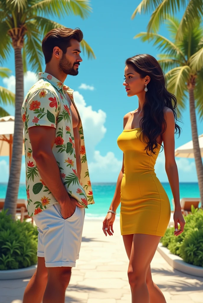 40 year old Hispanic couple, man and woman, walking along tropical lagoon, golden hour, sunset horizon, smiling, wild black hair, digital brush strokes, stylish studio shading on top, graffiti + maximalism + wild style
Close-up, high quality, masterpiece, 8k, hdr, rgb, portrait, Fashion show, captured in mid-splash as if datanoshing, action pose suggesting movement, chiaroscuro play of
light and shadow, luminism, etching, unique, creating a photorealistic and insanely ultra-detailed impression, HDR technique, UHD quality, professional grade, digital art,
soft natural volumetric cinematic perfect light
The interplay of light and shadow through this flowing effect and volume creates a mesmerizing, beautifully creative gothic music
Giovanni Boldini, Bastien Lecouf-Degarme, Carn Griffiths, E. Abramzon, Raphael, Caravaggio, Coby Whitmore, Titian, Leonardo da Vinci