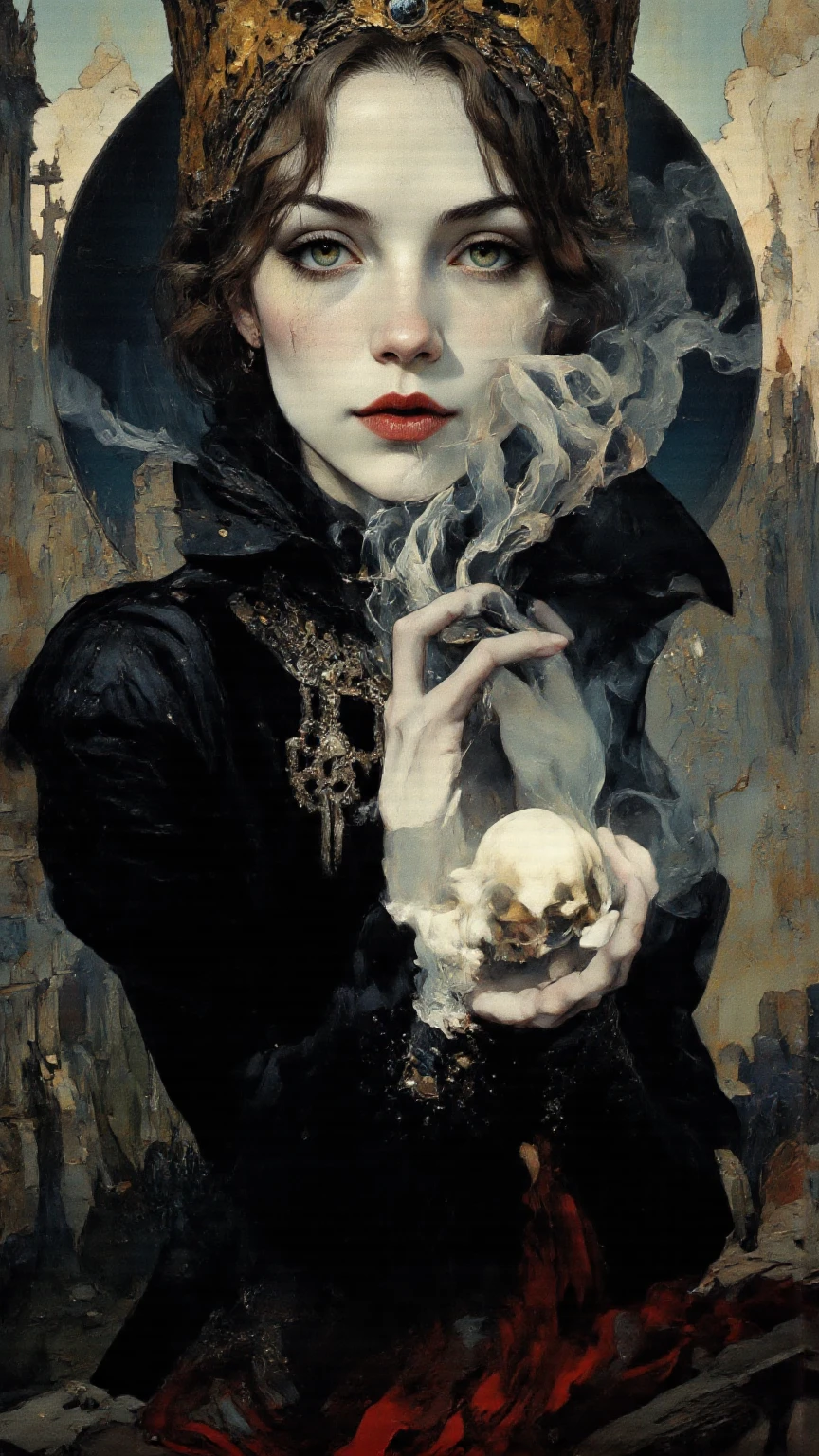 taking off the glasses,dark, skulls
