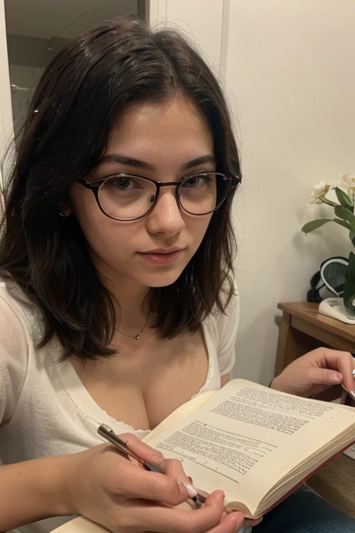 Has a un picaro asesino semi elfo de piel blanca cabello negro como de libro y con dos dagas