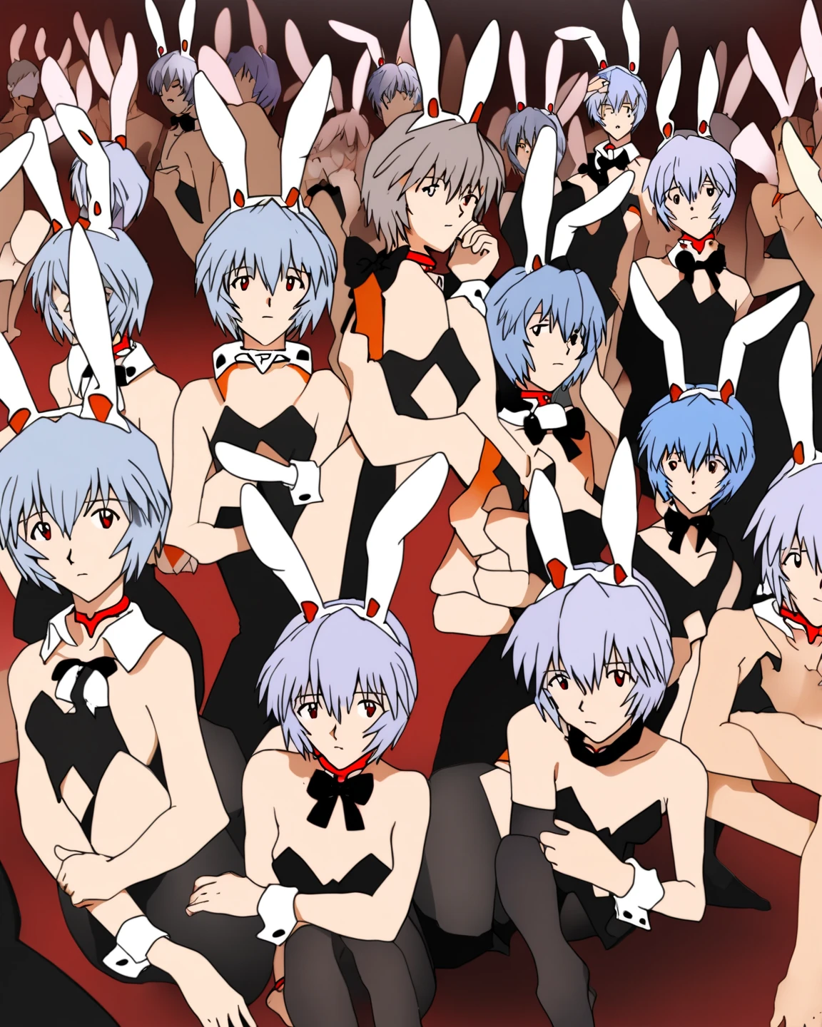 3girls, akashi kaoru,nogami aoi,sannomiya shiho 8k, masterpiece, absurdres, anime,(completely nude:1.2),