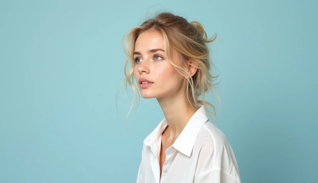 KIDS BLONDIE HAIR BUN JEANS clothes BACKGROUND RED, SLEEP Token.