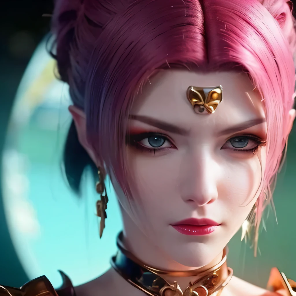1girl, star mage, pink hair maria chiquinha, cosmic comets,