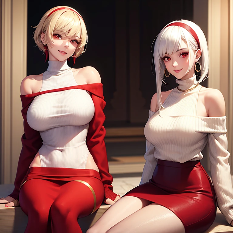 "Extremely detailed CG Unity 8K wallpapers，Ino yamanaka，masterpiece，indoor，bedroom，bed，charming，best picture quality，surrounded by toys，Volumetric light，Blonde，Face turned red，Smile，Off the shoulder dress，Bangs cover one eye，fat，looking at camera