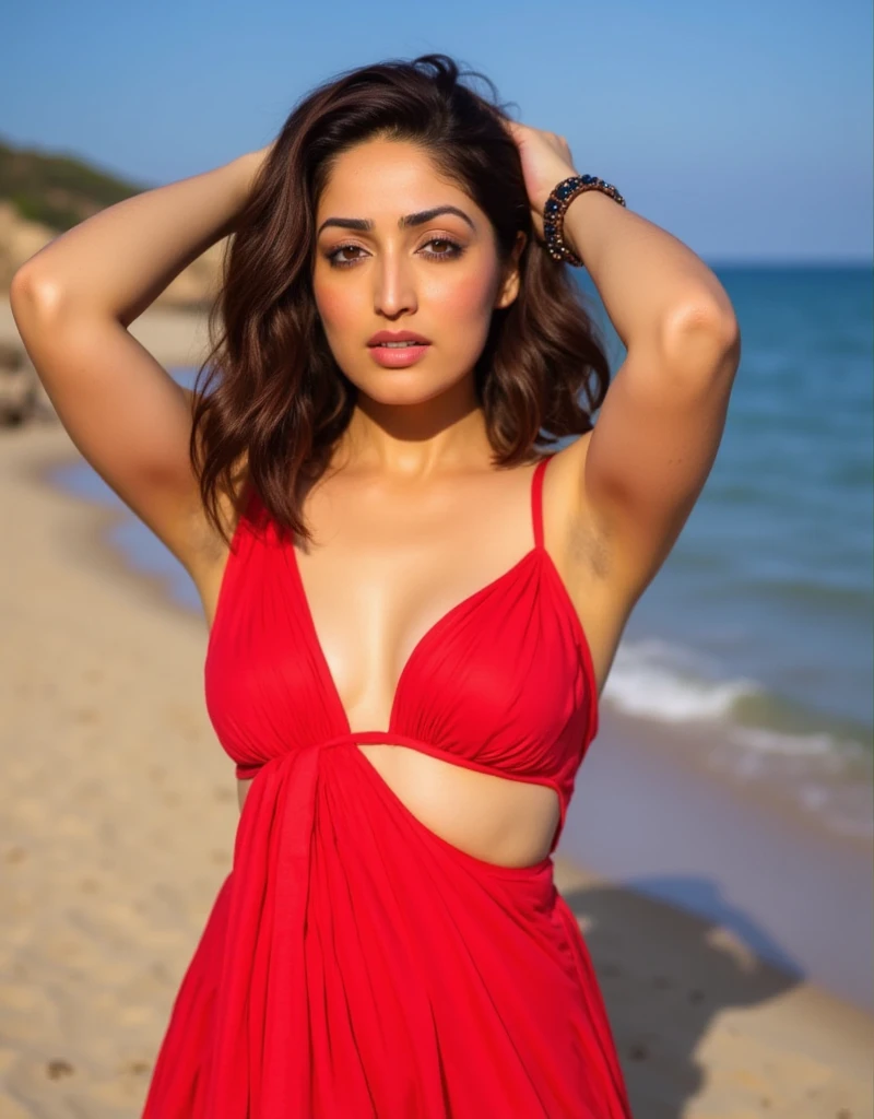 sexy bikini only with big and exposing breast