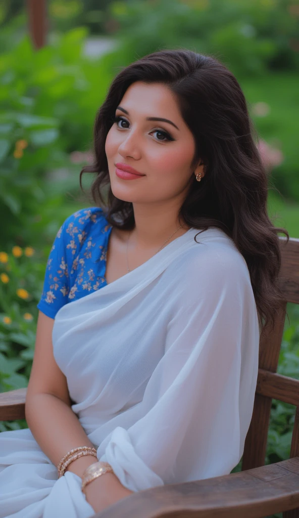 castle background, 1 girl, indian, vivacious, looking at the viewer, shining skin, perfect lighting, the embodiment of grace and elegance, provocative pose, smiling seductively, (micro skirt), Big breasts, curvy ass, clear curvy details, beautiful curves, detailed eyes, detailed pupil, long shining hair, volumetric lighting, Ultra Detailed, unity 8k wallpaper, ultra detailed, aesthetic, masterpiece, best quality, photorealistic
