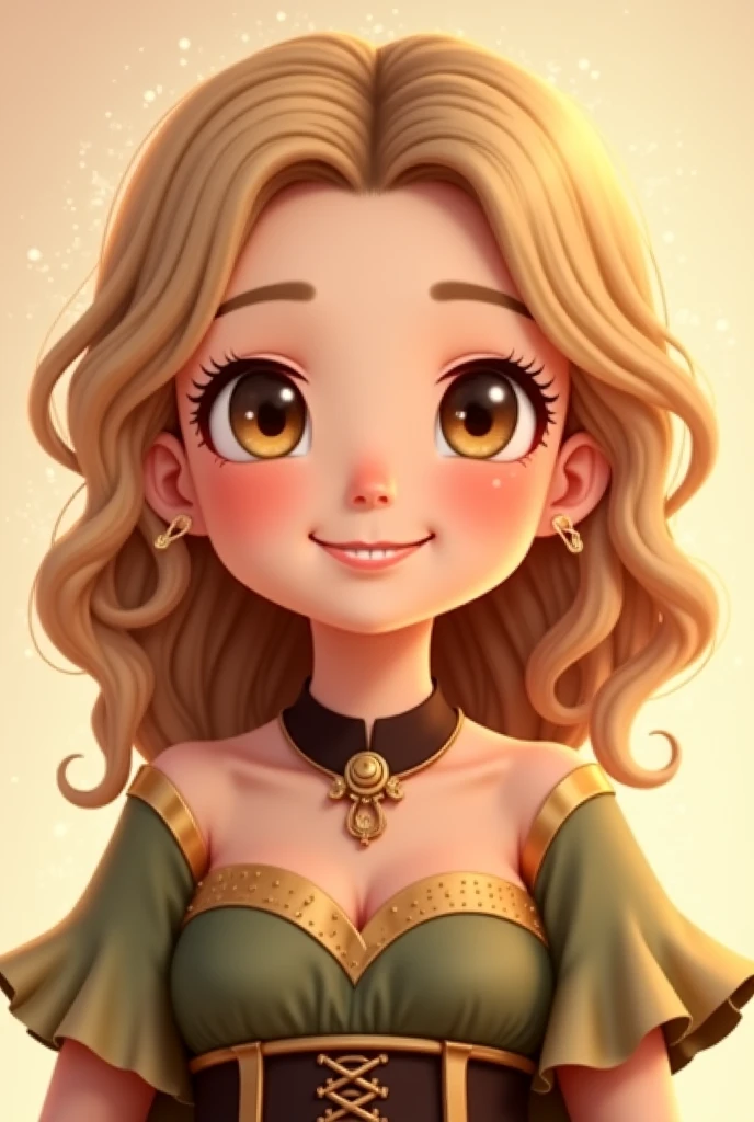 I would like you to keep the line of the image and just change its look to a sweet smile