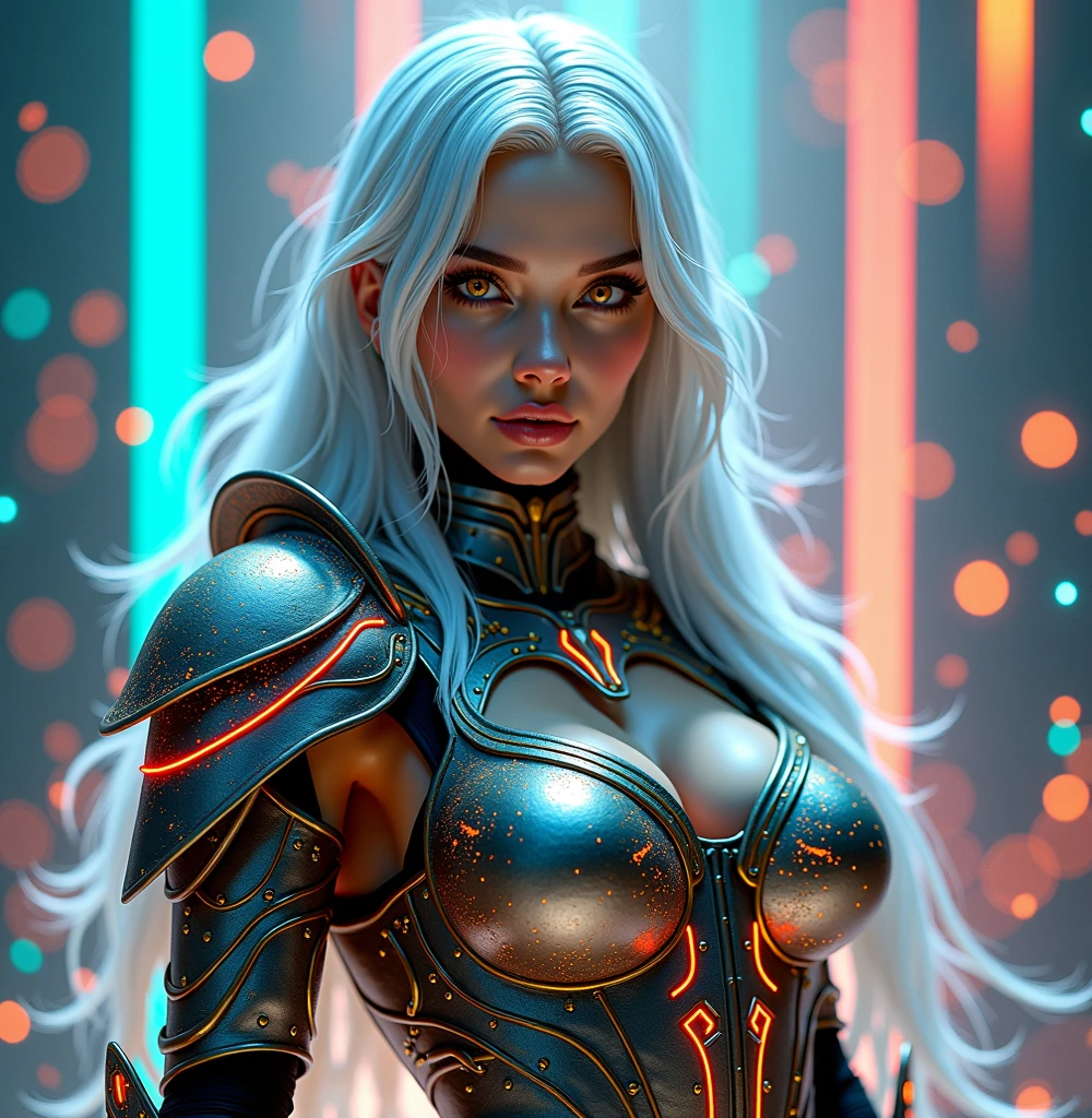 an ice goddess with white hair and lightnings arround her, black lace , full body, nice perfect face with soft skinice perfect face, riding a motorcycle, concept art portrait by greg rutkowski, artgerm, hyperdetailed intricately detailed gothic art trending on artstation triadic colors, fantastical, intricate detail, splash screen, complementary colors, fantasy concept art, 8k resolution, deviantart masterpiece, oil painting, heavy strokes,