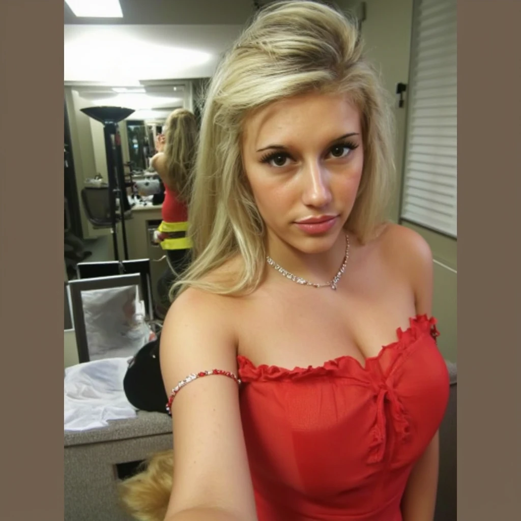 Blonde Brazilian maid