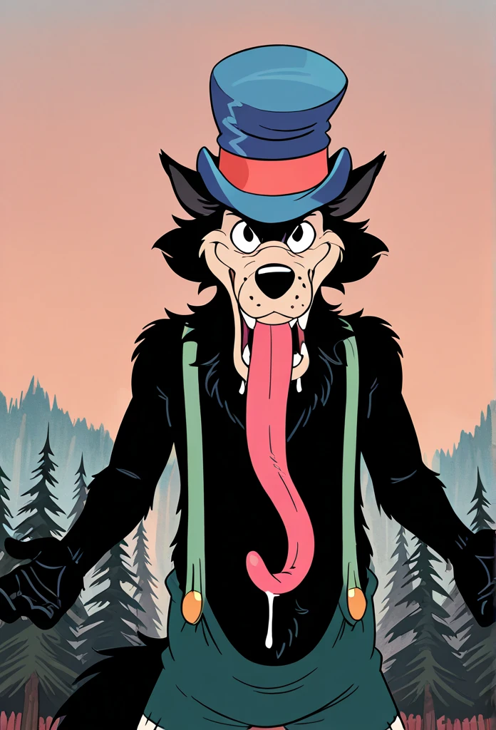 <lora:add-detail-xl:2.0>, frank frazetta, detailed expressive eyes, fantasy style, the overly friendly seawoozle, a mischievous monster, often donning a top hat and perpetually grinning, plortifies along a regoddled path in a gnarled monkiflonged forest of giant pershipfully gobblefunk, not even caring about the comportupimed clouds above, dark fantasy, horror, masterpiece, best quality