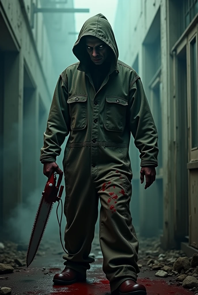 (Meilleure qualité,4k,8k,haute résolution,chef-d'œuvre:1.2),ultra-détaillé,(Réaliste,photoRéaliste,photo-Réaliste:1.37),équipé d'un sac poubelle, crime, homme laid, une représentation horrifiante de la mort, tenue sale de cheminot,atmosphère anxiogène, marteau avec du sang qui coule,fond ténébreux, lueur subtile,regard de prédateur,orbites vides,des moments qui font peur,mouvements lourds,regard effrayant,environnement détaillé, grafittis;couleurs psychédéliques,des teintes psychédéliques, très absurde,affaire criminelle,faits divers,des possibilités infinies,merveille technologique,dimensions invisibles,dévoiler des secrets,saut exaltant,instants figés,avenir insondable,composition dynamique,histoires inédites,dévoiler des mystères,capsules temporelles,débloquer le passé,transcender les frontières,Une imagination débordante,révélation de la vérité,libérer le pouvoir,rebondissements imprévisibles,continuum temporel.
