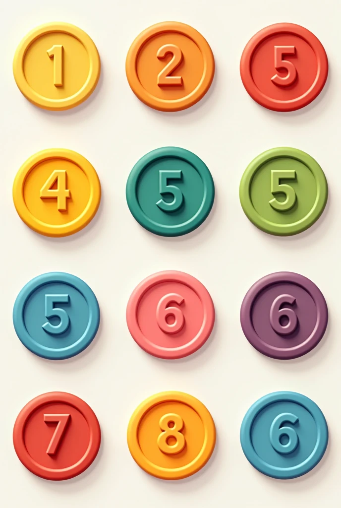 Create a coin design for s to play. denominations: 1 , 2, 3, 5 - SeaArt AI