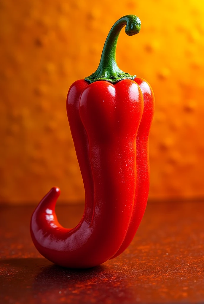 create an image as it would be colo-colo of chili in a human being
