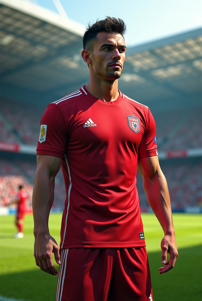 Create a red jersey design