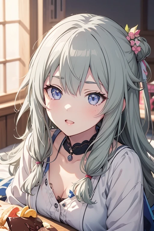 masterpiece、Best image quality、最high quality、Crying girl , (cryin, Perfect Face) , independent , Looking into the camera, masterpiece, Anime art style, Cute Characters, Most detailed, high quality、(((cry)))、Lying in bed、(missionary, 1boy, penis, lying, vaginal, pov, spread legs, sex, nsfw)、nose blush、steam、Shiny Hair、Very fine and beautiful bright eyes、Very detailed, clear and beautiful face, Awards, Anatomically correct、((missionary position,man on top, spread legs))、((Scared))