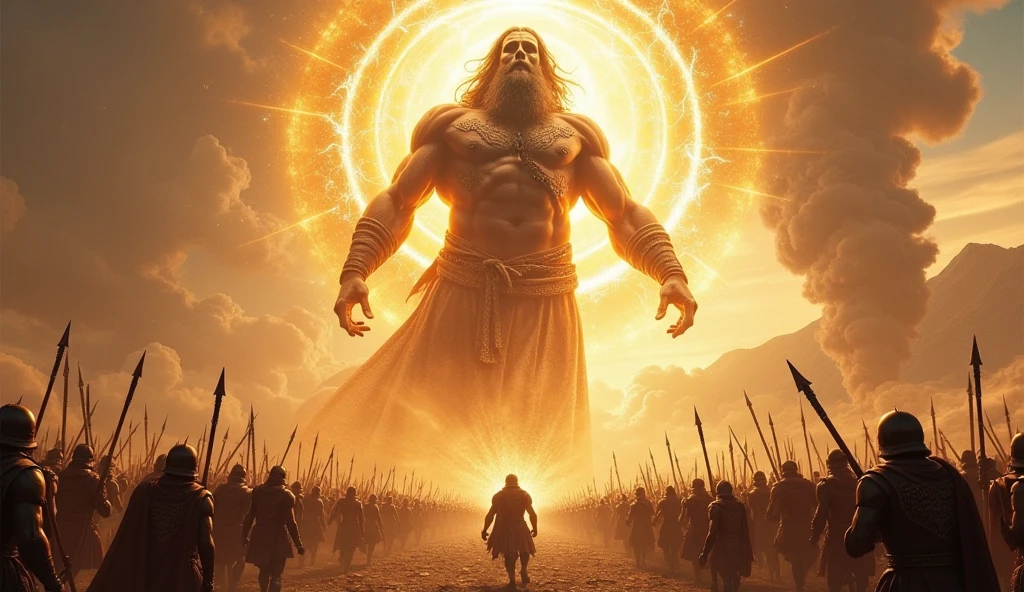 Battle of the Gods, The world was destroyed, Zeus and Hades are at war，(Giant Titan)，Ragnarok，greek myth