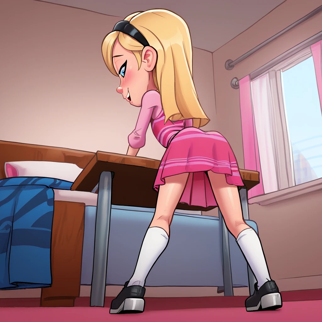NSFW, Masterpiece 1.4 perfect digital art wallpaper 4k full body rendering gravity falls Pacific Northwest mine very pretty blonde girl in purple shirt with blush skirt with a very handsome man sticking his dick in her pussy cumming a lot ultra realistic multiple penetration